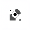 Design graphique abstrait monochrome