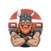 Viking Vibes Only Cool Cartoon Denmark Vikings