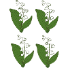Muguet 4 pièces