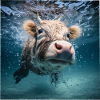 Diving Cow