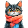 Winter cat
