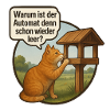 Vogelhaus Katze