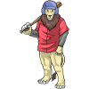 Lion Baseball Baseball Bat