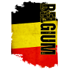 Vertical Belgium flag, Belgian pride