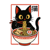 Nouilles Ramen Chat