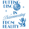 Funny Raccoon Disco Quote