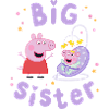 Peppa Pig Design Big Sister Peppa With Evie
