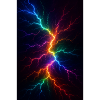 Rainbow Lightning Storm