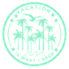 Tropical holiday moment