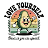 Happy Avocado Self Love Shirt