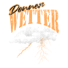 Orage, météo, conception graphique