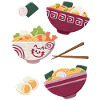 Ramen Japansk Mad Katte Design