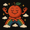 Regenbogen orange