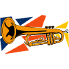 Brass Trumpet Pop Art