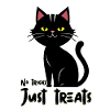 Glowing Cat Silhouette Illustration
