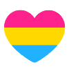 Pan Flag Heart