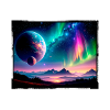polarlichter,sterne,nacht,planeten