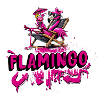 Relax Flamingo Graffiti Style