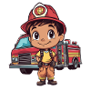 Kinder Feuerwehr