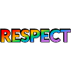 Respect rainbow LGBT pride month