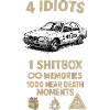 4 idiots 1car