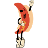 Hot dog childish funny