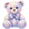 Coquette Glitter Teddy Bear 🧸