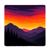 Sunset Over Wild Mountains