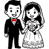Couple de mariés