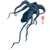 Oktopus mit Kanji