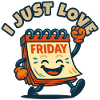 I Love Friday Cartoon