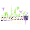 Dresde Skyline City Allemagne Graffiti
