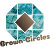 Abstrait Octogonal Cercles Bruns