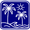 Island Summer Sea Palm Trees