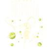Tennis Moon Ball Player Shirt