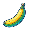 Banane contrasté