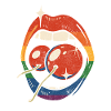 LGBTQ mouth with cherries