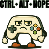 CTRL ALT NOPE Controller Meme