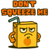 Juice carton - don't pressure me