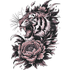 Tiger Meets Blossom – Power & Elegance