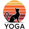 YOGA - Zen moment with cat