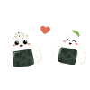 Onigiri Couple Love