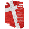Vertical Denmark Flag, I Love Denmark