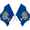 Blekinge, Suède – Double drapeau