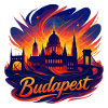 Budapest Capital Hungary Silhouette Gift