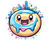 Donut with icing