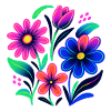 Neon Flowers