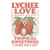Lychee Tropical Fruit Retro