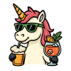 Party Einhorn Getränke
