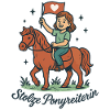 fier poney cavalier équitation fille